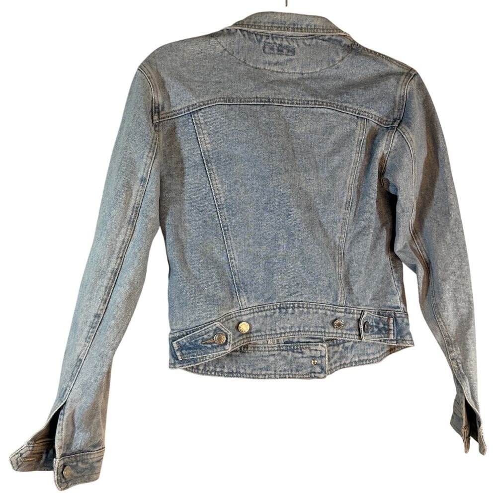 Esprit Denim Jacket Women Small Blue Long Sleeve Button Y2K Vintage Classic - Picture 2 of 8